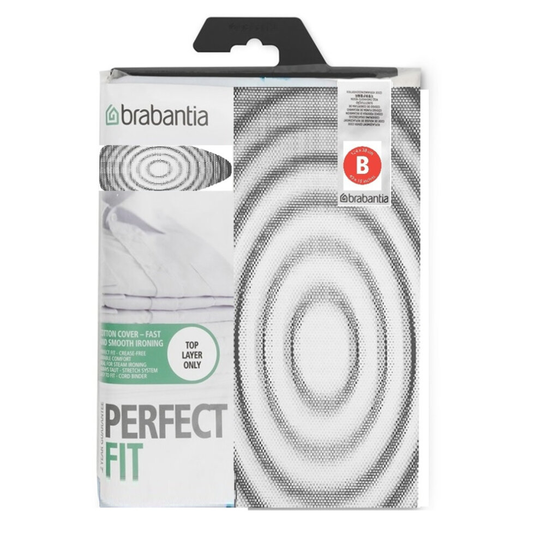 Brabantia Ironing Board Cover - Size B 124cm x 38cm - Titan Oval