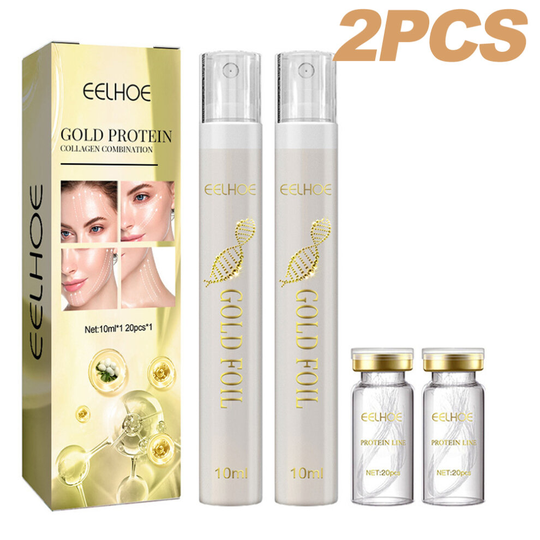 (2 Pcs) Collagen Protein Thread Face Filler Absorbable Serum Lifting Firming Anti-aging Essence Kit