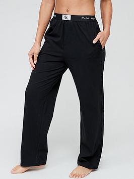 Calvin Klein Lounge Sleep Pant - Black, Black, Size Xs, Women