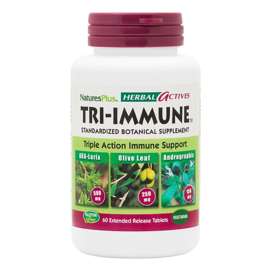 Nature's Plus Tri-Immune Triple Action Immune Support, 60 Tablets