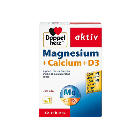 Doppelherz Calcium Magnesium And Vitamin D3 Tablets 30