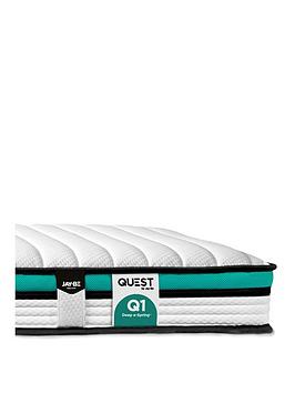 Jaybe QUEST Q1 Endless Comfort Deep e-Spring Single Mattress, Green