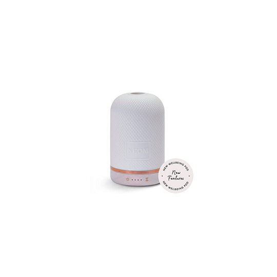 NEOM - Wellbeing Pod | Premium Ultrasonic Essential Oil Diffuser | Ceramic Cover, LED Light & Timer | Aromatherapy Diffuser | Home Fragrance...