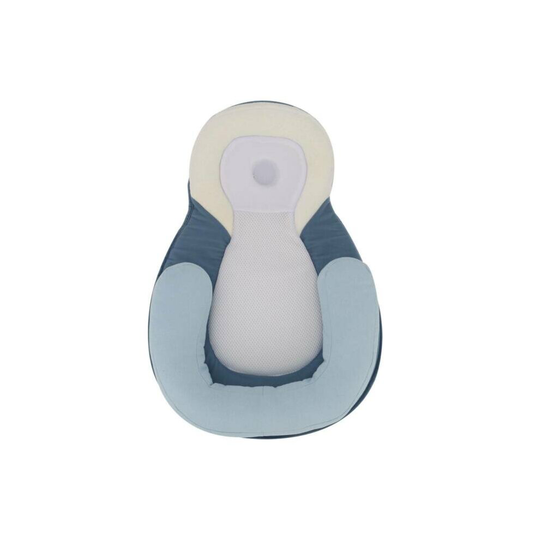 (Blue) Baby Infant Newborn Pillow Cushion Prevent Flat Head Sleep Nest Anti Roll