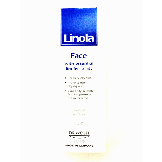 Linola Face Cream 50ml Eczema,Very Dry Skin,Linoleic Acid By Dr.Wolff