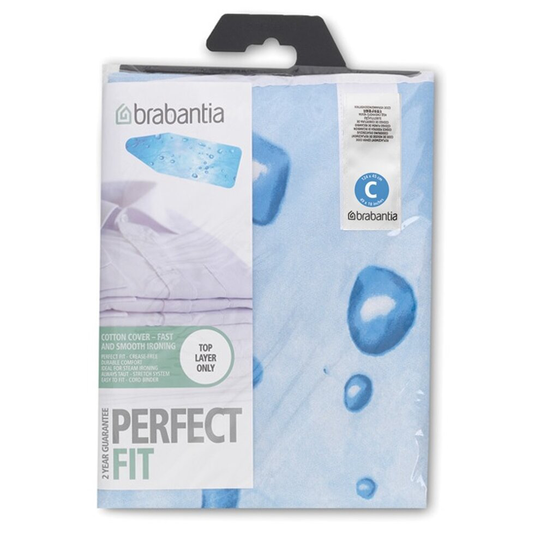 Brabantia Ironing Board Cover - Size C 124cm x 45cm - Ice Water