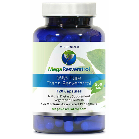 Mega Resveratrol 120 Veg Cap 500 mg