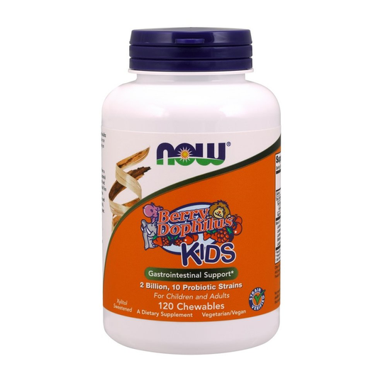 NOW Foods BerryDophilus Kids, 120 chewables
