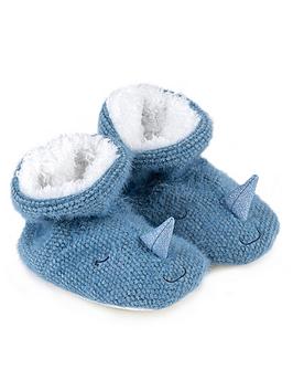 Totes Babies Narwhal Booties - Blue