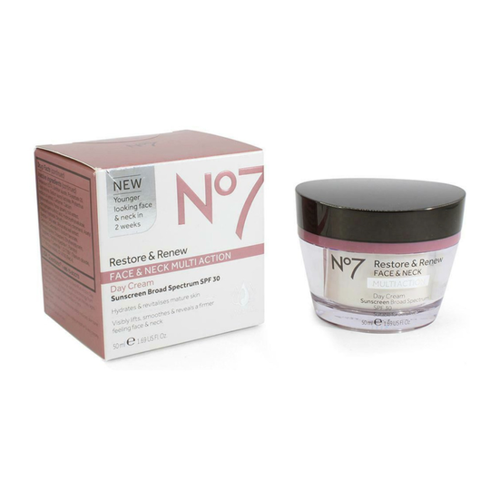 No7 Restore & Reface Neck Multi Action Day Spf15 Cream 50ml