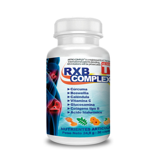 Multi-vitamins Complex RXB 30 (capsules), 100% natural, Turmeric, Boswelia, Calendula,Glucosamine, Vitamins C,Hyaluronic Acid Supplementary