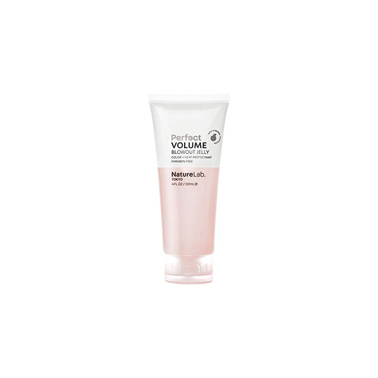 NatureLab Perfect Volume Blowout Jelly - Hair Styling Product + Heat Protectant - Promotes Frizz Control + Hair Volume with Apple Stem Cell, Sakura, R