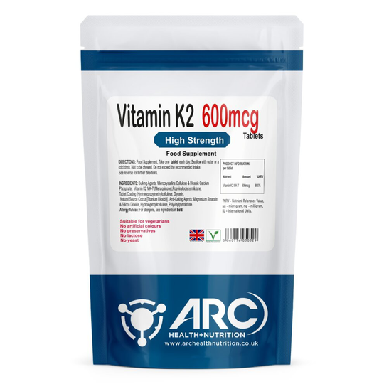 Vitamin K2 MK-7 600mcg 360 Vegetarian Tablets