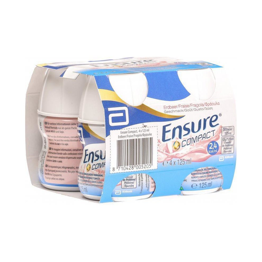 Ensure Compact Strawberry ( 4 x 125ml)
