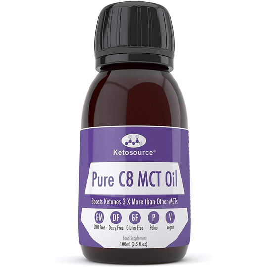 Premium Pure C8 MCT Oil | Boosts Ketones 3X More Than Other MCTs | Highest Purity C8 MCT Available 99.8% | Paleo & Vegan...