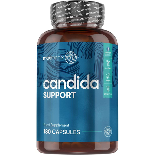 maxmedix Candida Support 180 Capsules for Gut Health & Intimate Flora