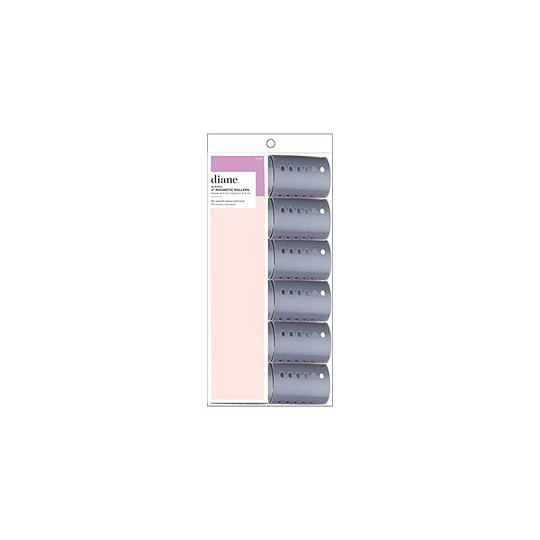 Diane Magnetic Roller, Grey 2 Inch, 12 Count