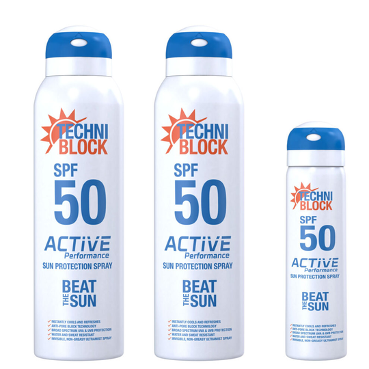 Techniblock® SPF 50 Active Performance 150ml x 2 + a free 75ml