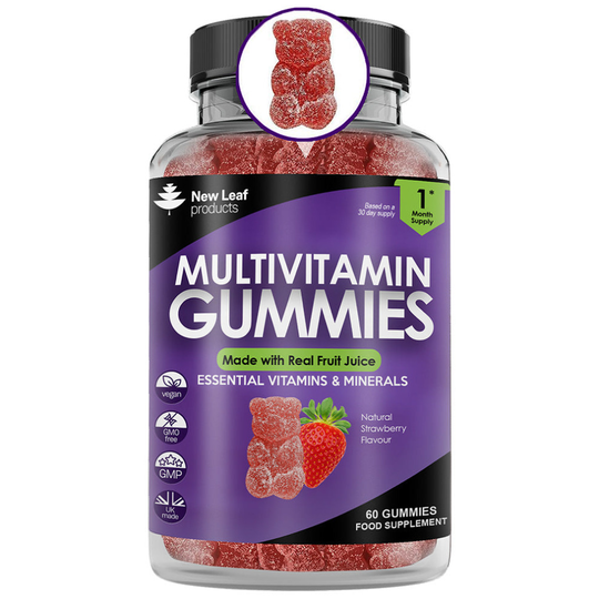 Multivitamin Gummies For Adults Vegan Chewable Multivitamin (1 Month)