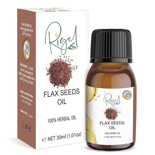 RIGEL - 100% FlaxSeed Oil | Best Treatment FlaxSeed Oil For Hair & Others - 30ml