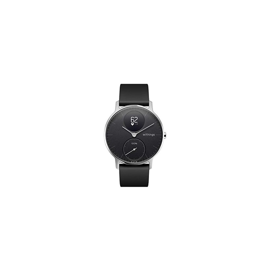 Withings Steel HR - Hybrid Smartwatch - Activity Tracker with Connected GPS, Heart Rate Monitor, Sleep Monitor, Smart Notifications, Water Resistant w