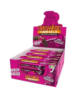 Grenade Carb Killa Dark Chocolate Raspberry Protein Bar 60G X 12