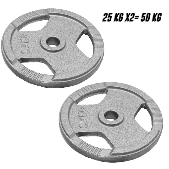 (25Kg x 2 = 50Kg) Standard 1-Inch Cast Iron Plate Weight Plate