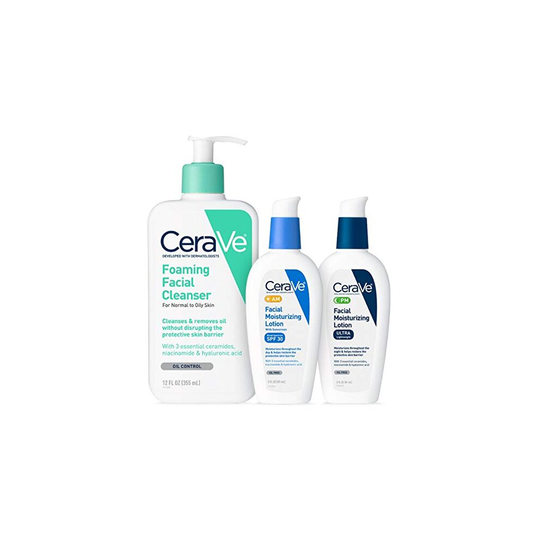 CeraVe Daily Skin Care (Foaming Bundle)