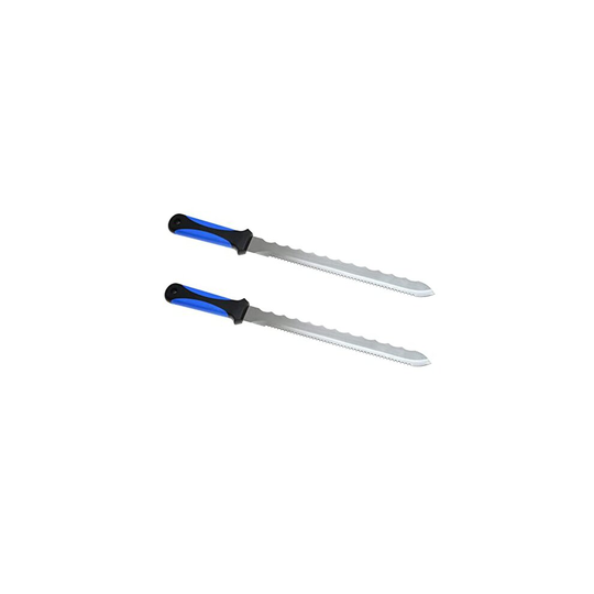 2 x Insulation Board Tool, Foam, Wool Cutting Tool, Saw RockWool Cutter Stainless Steel, Knife 420mm
