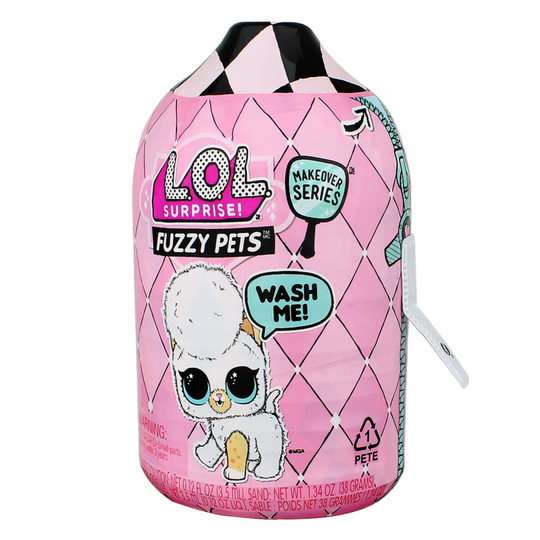 (1) LOL Secret Surprise Fuzzy Pets Doll Ball Collectors Makeover Shampoo Wash Series