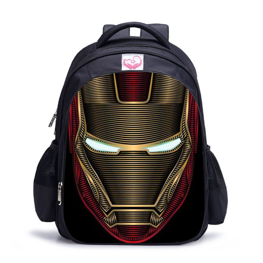 (06, Large-32*17*42CM) Marvel Iron Man School Bag Travel Backpack Kids Gift