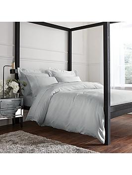 Bianca Fine Linens Luxury 800 Thread Cotton Sateen Duvet Cover Set - Grey