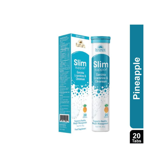 Sunshine Nutrition Slim Support Efferv Pineapple Tabs 20's:08289