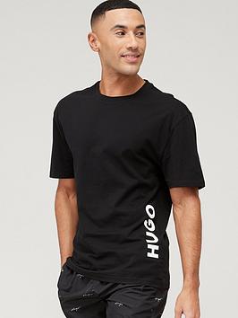 Hugo Relaxed Fit Swim T-Shirt - Black