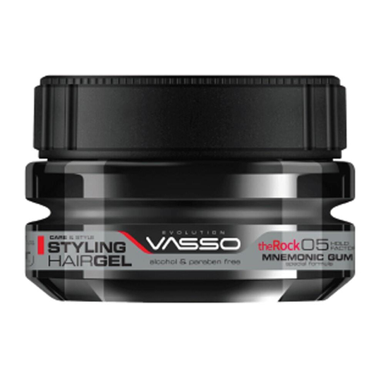 Vasso Styling Hair Gel The Rock Mnemonic Gum 250ml
