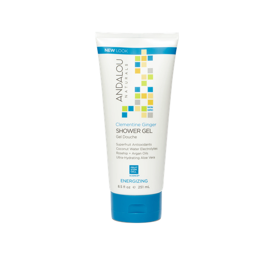 Andalou Clementine Ginger Energizing Shower Gel, 251ml