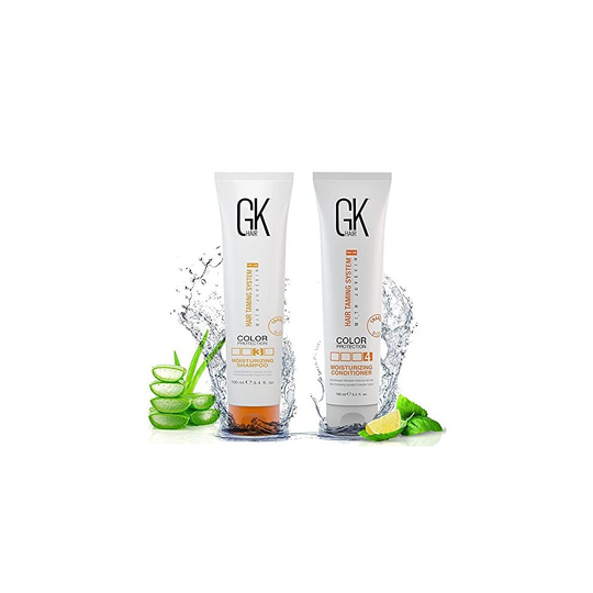 Global Keratin Moisturizing Shampoo and Conditioner Sets 34 Fl Oz100ml for Color Treated Hair Daily Use Cleansing Dry to Normal Sulfate ParabenFree