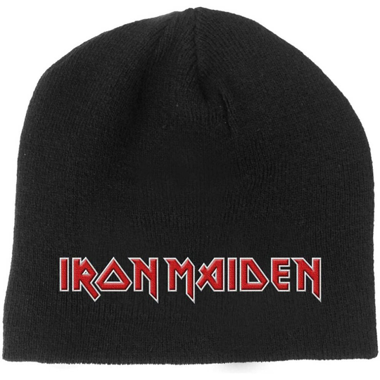 Iron Maiden Unisex Beanie Hat: Logo - Iron Maiden - Clothing