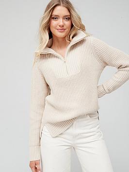 Coster Copenhagen Avery High Neck Jumper - Cream