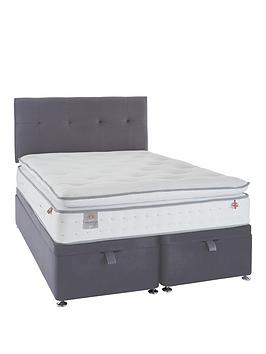 Airsprung Viva 1200 Pocket Luxury Pillowtop Ottoman Divan - Grey