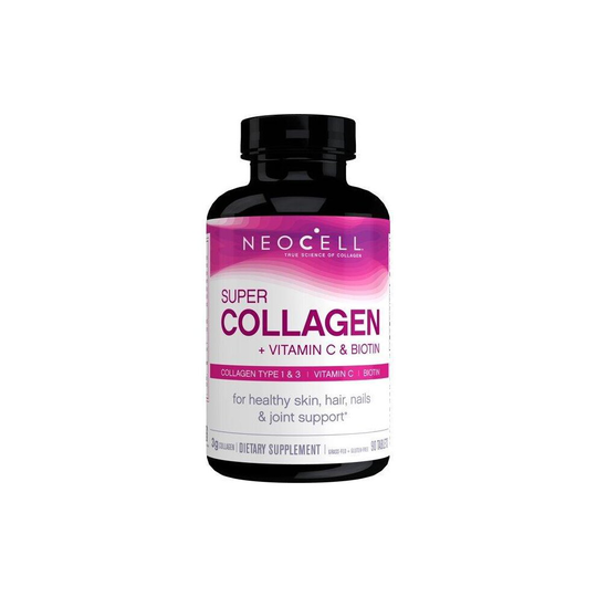 NeoCell Super Collagen (Types 1 & 3) + Vitamin C Tablets, 90 Ct