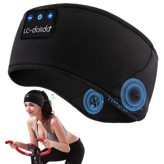 Sleep Headphones Bluetooth Sports Headband, Wireless Sleeping Headphones Breathable Music Headband with Bluetooth 5.2, Perfect for Jogging,Walking and