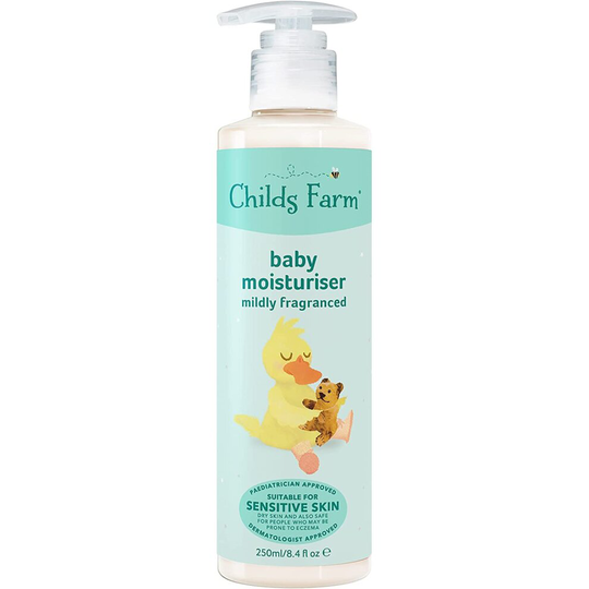 Childs Farm - Baby Moisturiser, Moisturising & Hydrating, Sensitive Skin, Suitable for Newborns, 250ml