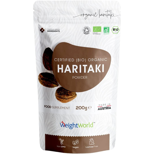 WeightWorld Organic Haritaki Powder - 200g - Terminalia chebula