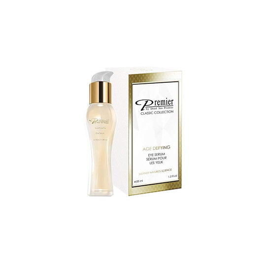 Premier Dead Sea Classic Eye Serum, Hypoallergenic, Age defying, Helps minimize wrinkles, Dark circles, Saggin