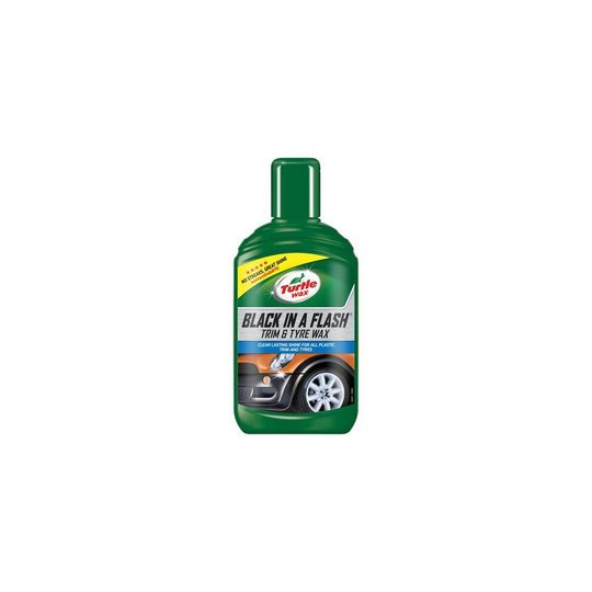 Turtle Wax TWX52812 Black in a Flash Trim and Tyre Wax 300ml
