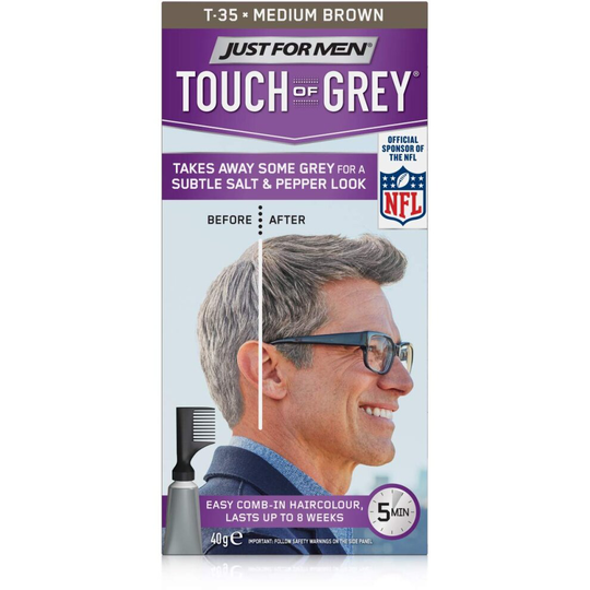 Just For Men Touch Of Grey Hair Colour - T35 Medium Brown