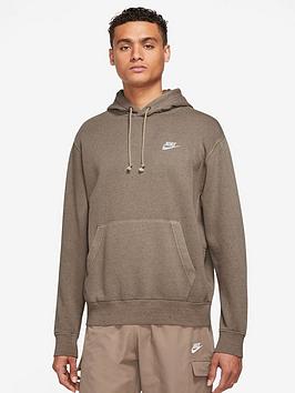 Nike Nsw Club Revival Fleece Hoodie - Grey