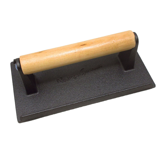 Vintage Gourmet Rectangular Steak Burger Press