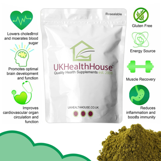 100% Pure Hemp Protein 250g Powder - Huge 61.6% Protein - Certified
